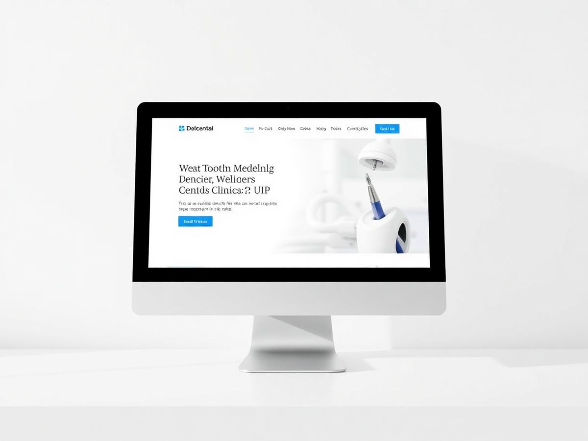 Premium Dental Clinic website concept design by Aria Studios